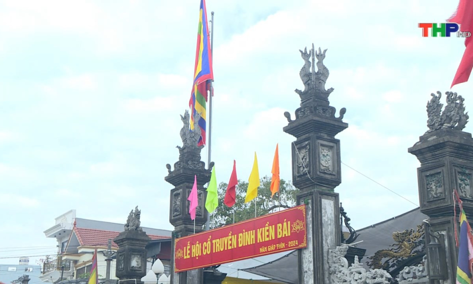 Lễ hội truyền thống Đ&igrave;nh Kiền B&aacute;i 