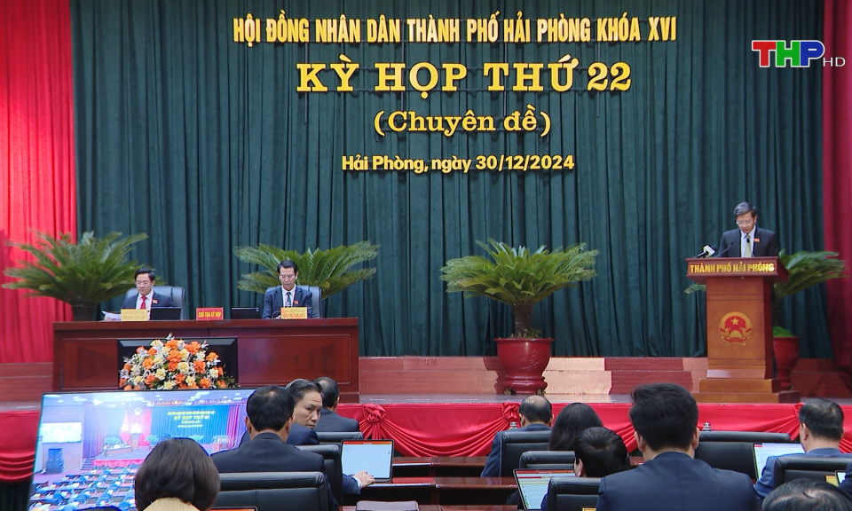 Kỳ họp thứ 22 HĐND th&agrave;nh phố kh&oacute;a XVI