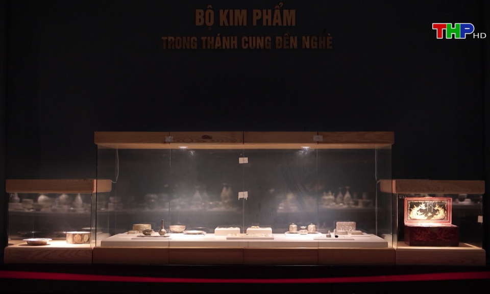 Bộ kim phẩm đền Ngh&egrave; được c&ocirc;ng nhận Bảo vật Quốc gia