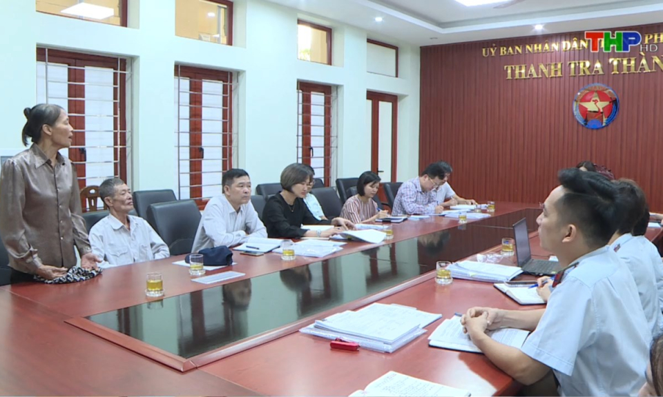 Hộp thư truyền h&igrave;nh: Kết quả giải quyết khiếu nại, tố c&aacute;o tr&ecirc;n địa b&agrave;n th&agrave;nh phố