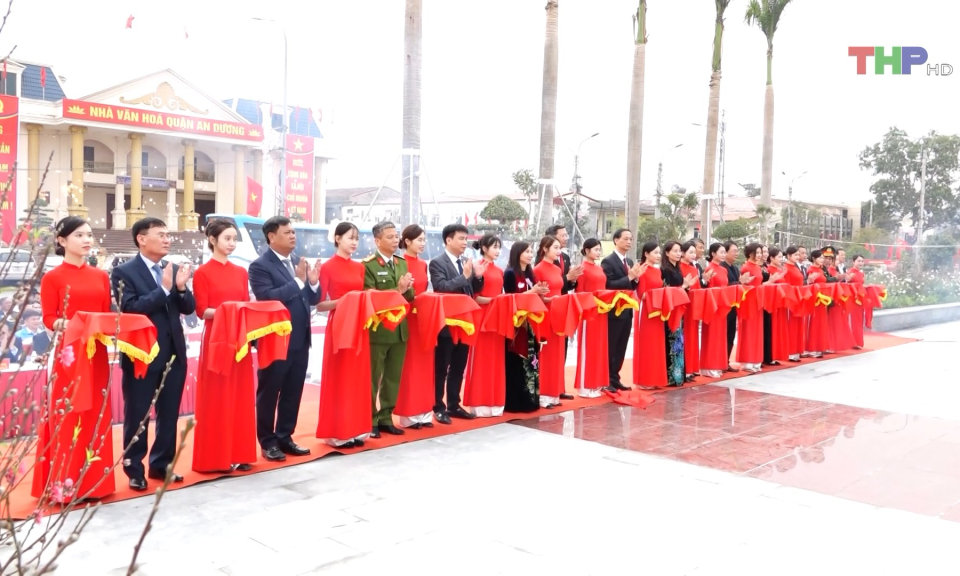 Kh&aacute;nh th&agrave;nh Đ&agrave;i tưởng niệm c&aacute;c Anh h&ugrave;ng liệt sĩ quận An Dương       