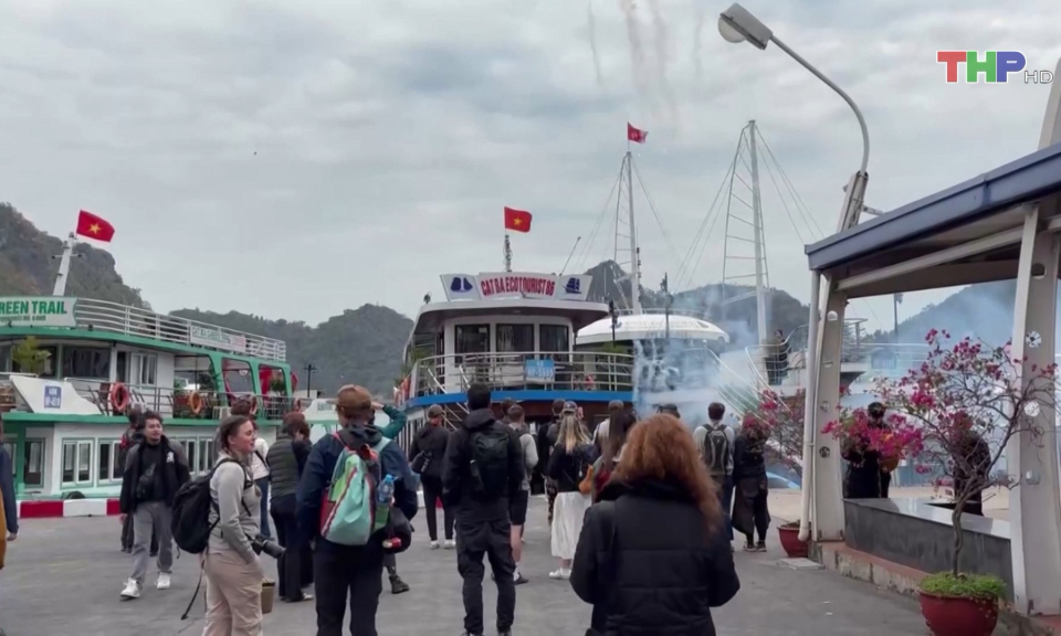 Gần 3 vạn lượt du kh&aacute;ch tới C&aacute;t B&agrave;  