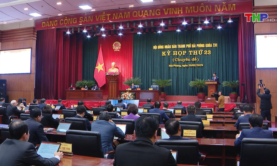Kỳ họp thứ 23 HĐND th&agrave;nh phố kh&oacute;a XVI  
