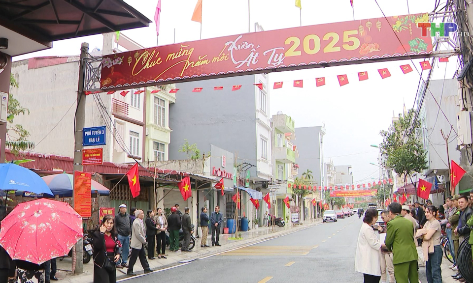 Ra mắt m&ocirc; h&igrave;nh &ldquo;Tuyến phố văn minh&rdquo;