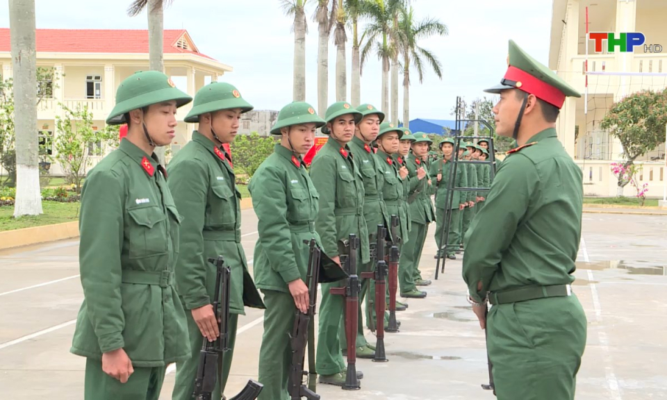 Quốc ph&ograve;ng địa phương: Đảm bảo chất lượng, hiệu quả c&ocirc;ng t&aacute;c huấn luyện chiến sĩ mới