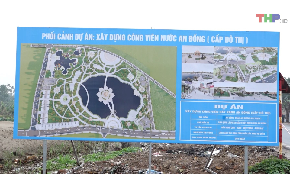Bảo đảm tiến độ c&aacute;c dự &aacute;n c&ocirc;ng vi&ecirc;n c&acirc;y xanh