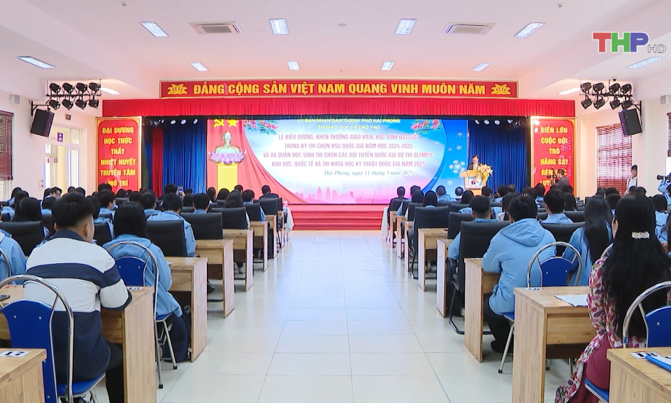 Hải Ph&ograve;ng lần đầu đạt tr&ecirc;n 100 giải học sinh giỏi Quốc gia