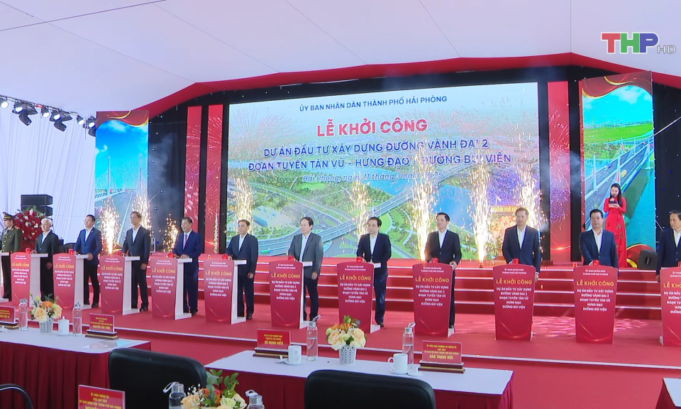 Khởi c&ocirc;ng Dự &aacute;n đường v&agrave;nh đai 2 đoạn tuyến T&acirc;n Vũ - Hưng Đạo - đường B&ugrave;i Viện