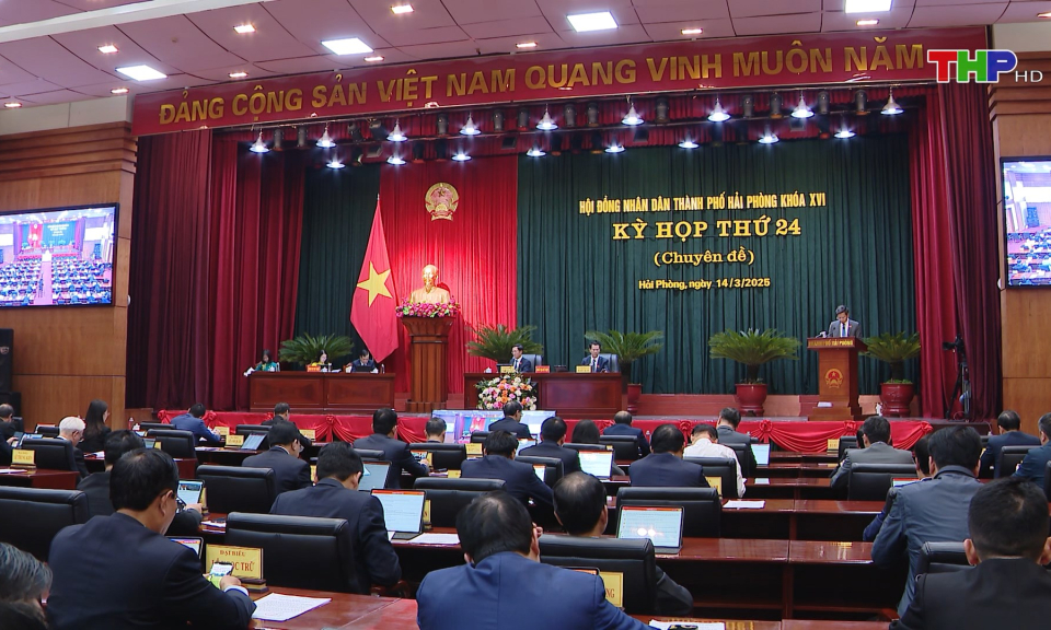 Kỳ họp thứ 24 HĐND th&agrave;nh phố kh&oacute;a XVI