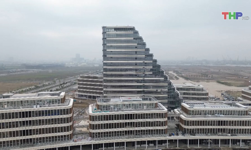 Tiến độ Trung t&acirc;m Ch&iacute;nh trị - H&agrave;nh ch&iacute;nh th&agrave;nh phố