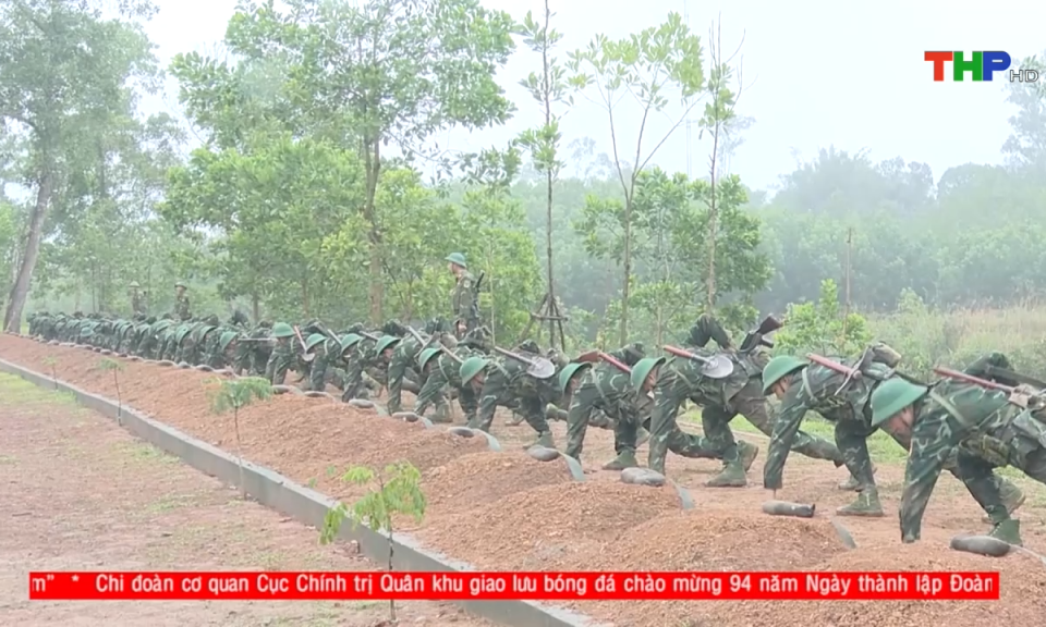 Qu&acirc;n khu 3: Gi&uacute;p chiến sĩ mới tự tin trong huấn luyện