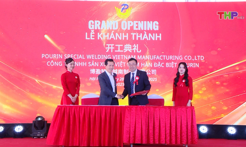 Kh&aacute;nh th&agrave;nh C&ocirc;ng ty Pourin Việt Nam  