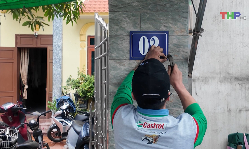 Quận An Dương: Ho&agrave;n th&agrave;nh gắn biển số nh&agrave; trong th&aacute;ng 3