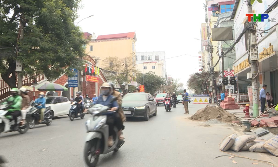 An toàn giao thông: Bảo đảm an toàn giao thông khi cải tạo vỉa hè
