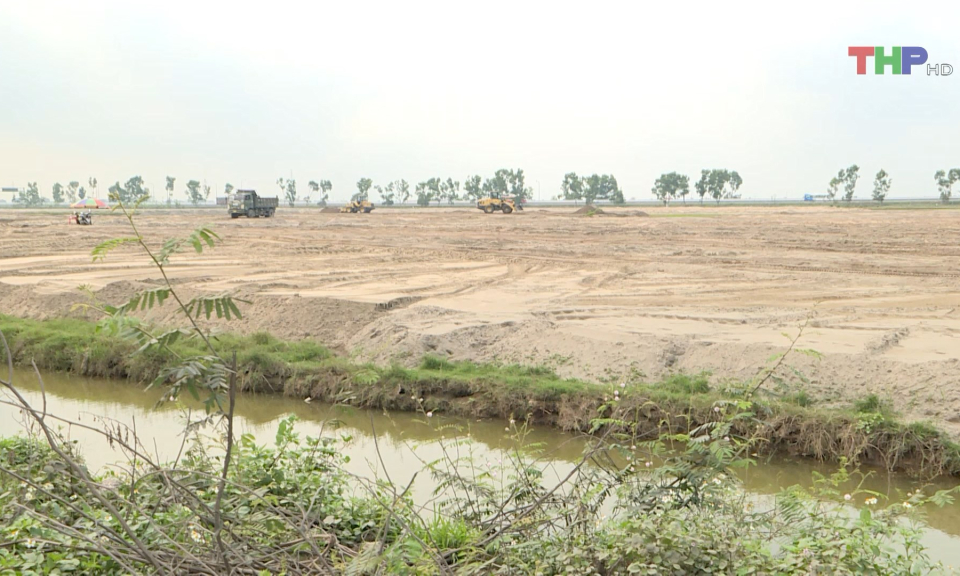 Giải ph&oacute;ng mặt bằng Dự &aacute;n Cụm c&ocirc;ng nghiệp Cẩm Văn