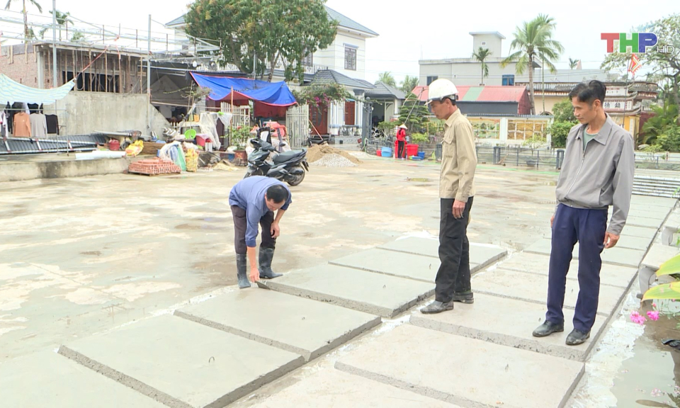 Huyện Vĩnh Bảo: Bảo đảm tiến độ x&acirc;y dựng n&ocirc;ng th&ocirc;n mới kiểu mẫu