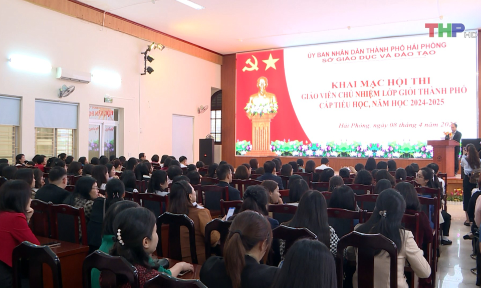 Hội thi Gi&aacute;o vi&ecirc;n chủ nhiệm lớp giỏi th&agrave;nh phố cấp Tiểu học