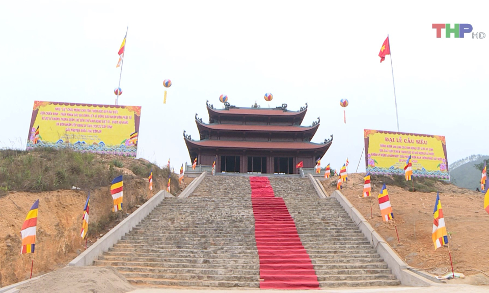 Kh&aacute;nh th&agrave;nh Đền thờ Anh h&ugrave;ng liệt sĩ Trung đo&agrave;n 5 Y&ecirc;n Tử