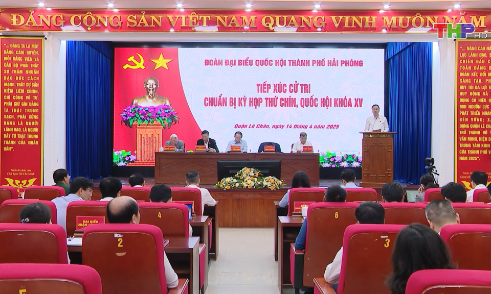 Tiếp x&uacute;c cử tri chuẩn bị Kỳ họp thứ 9, Quốc hội kh&oacute;a XV