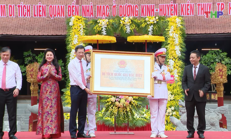 Cụm di t&iacute;ch nh&agrave; Mạc ở Dương Kinh đ&oacute;n Bằng xếp hạng Di t&iacute;ch quốc gia đặc biệt