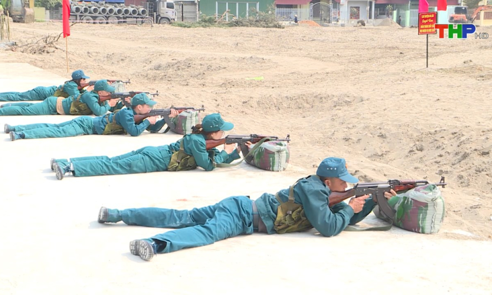 Quốc phòng địa phương: Lực lượng vũ trang thành phố sẵn sàng chiến đấu cao trong dịp lễ