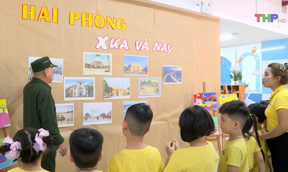 S&ocirc;i nổi hoạt động trong nh&agrave; trường hướng về 70 năm Giải ph&oacute;ng Hải Ph&ograve;ng 