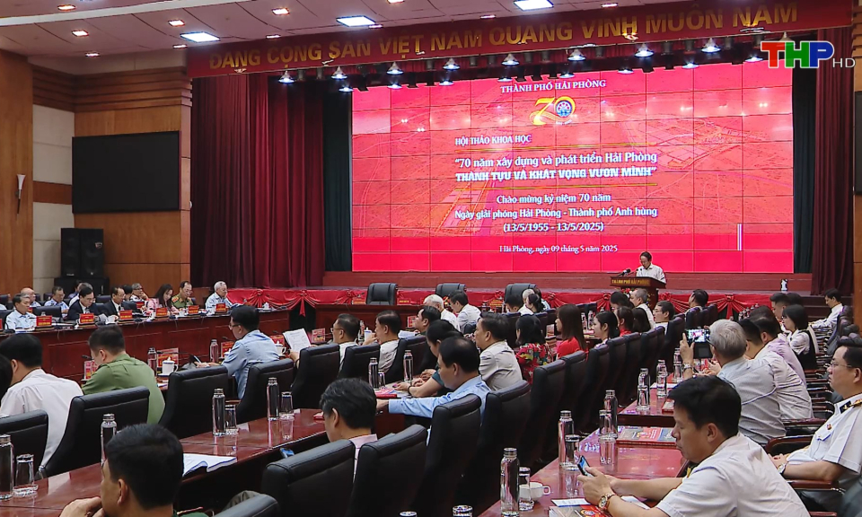 70 năm x&acirc;y dựng v&agrave; ph&aacute;t triển Hải Ph&ograve;ng - Th&agrave;nh tựu v&agrave; kh&aacute;t vọng vươn m&igrave;nh