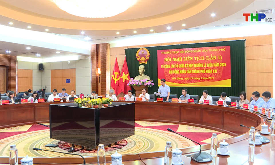Thống nhất dự kiến nội dung trình các kỳ họp sắp tới của HĐND thành phố khóa XVI