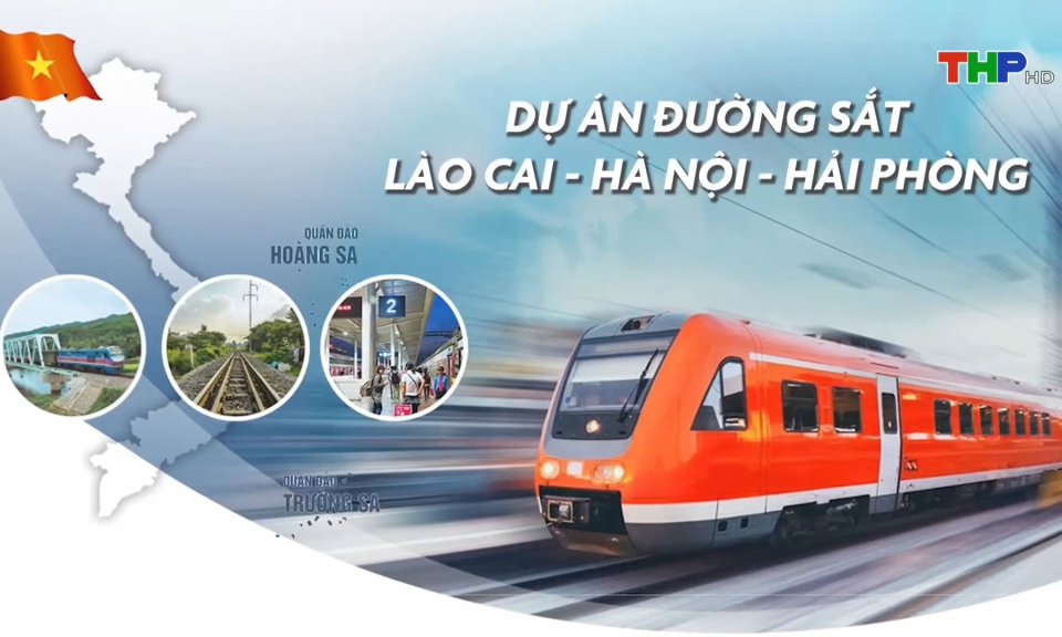 Lập bản đồ địa chính Dự án tuyến đường sắt Lào Cai - Hà Nội - Hải Phòng