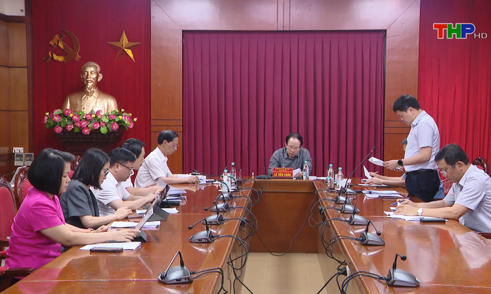Thường trực Thành ủy cho ý kiến về một số dự án