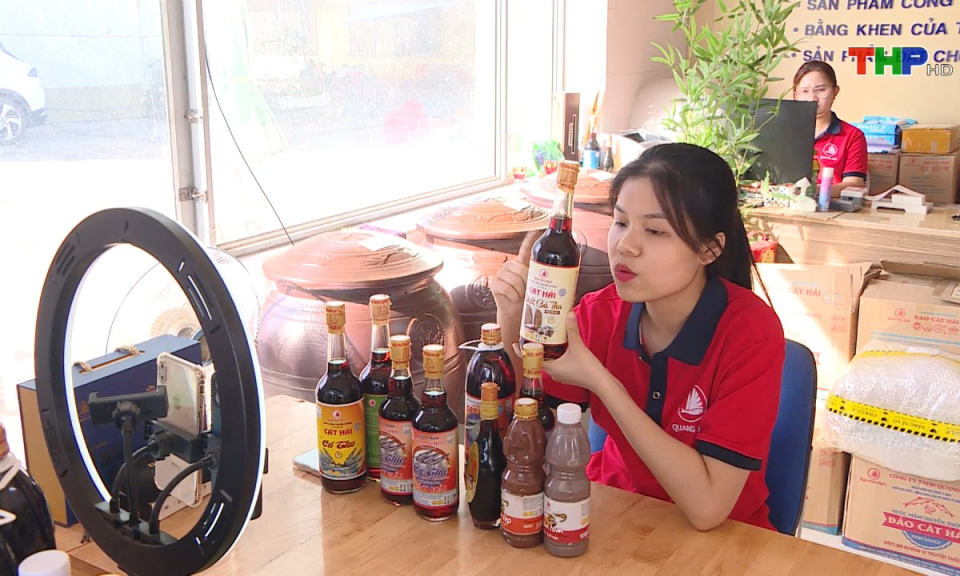 Hải Phòng chuyển động và kết nối: Bán hàng livestream: Đưa hàng Việt vươn xa