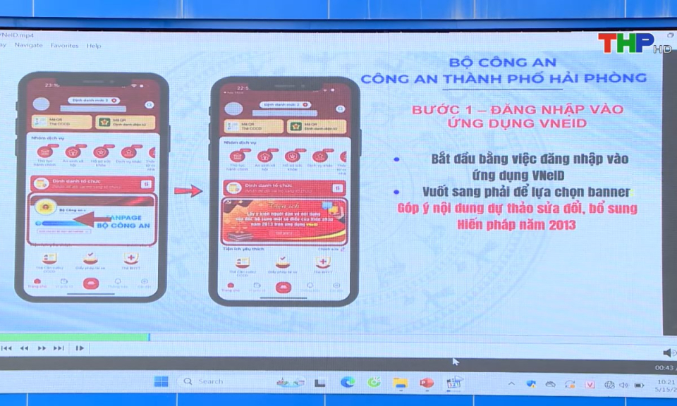Chuyển đổi số và cải cách hành chính: Ứng dụng VNeID trong việc lấy ý kiến dự thảo Hiến pháp năm 2013