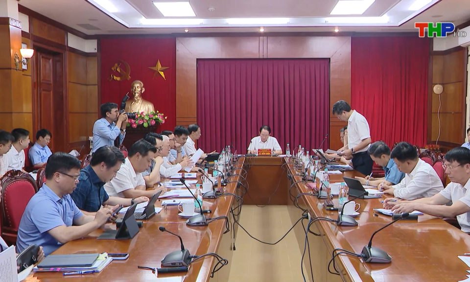 Ban Thường vụ Thành ủy cho ý kiến về một số đồ án quy hoạch