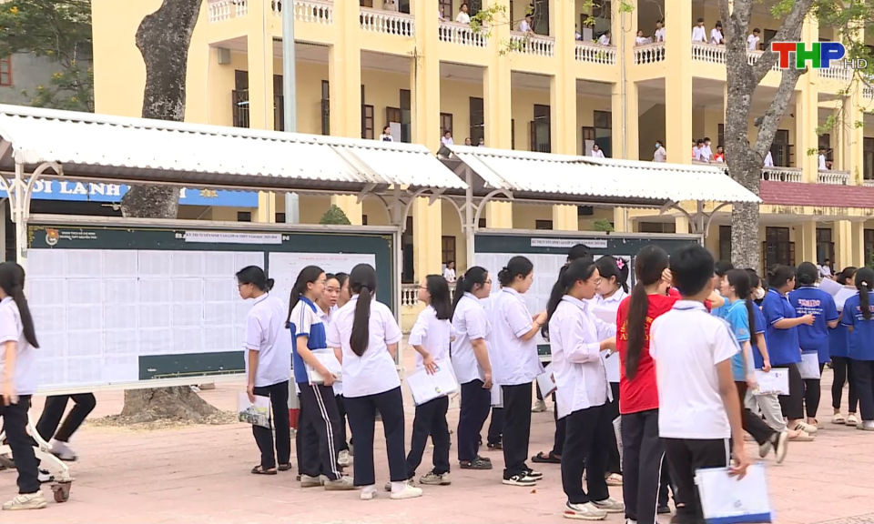 Kỳ thi vào lớp 10 THPT công lập không chuyên kết thúc thành công