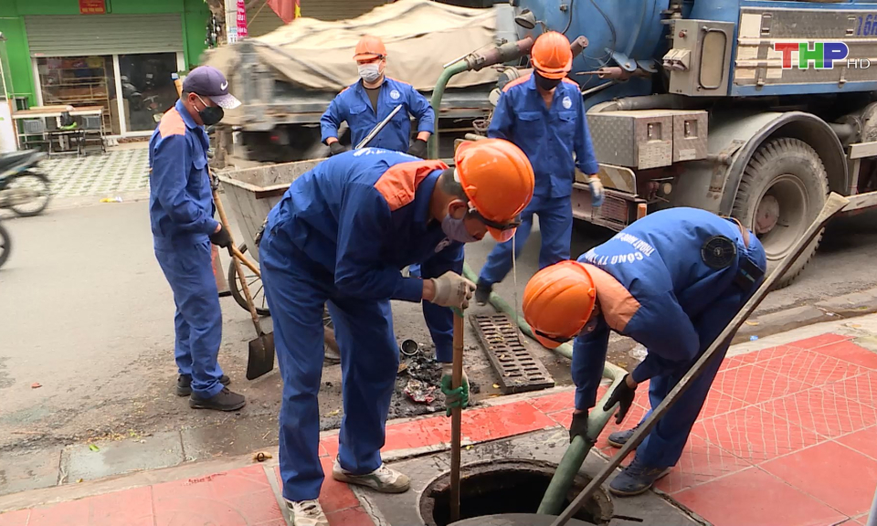 Nâng cao năng lực thoát nước trước mùa mưa bão