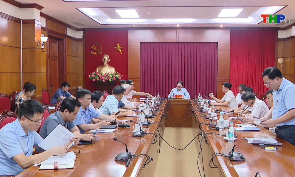 Thường trực Thành ủy cho ý kiến về một số dự án 