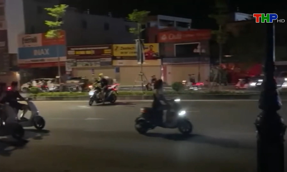 Xử lý hành vi đua xe trái phép trên địa bàn