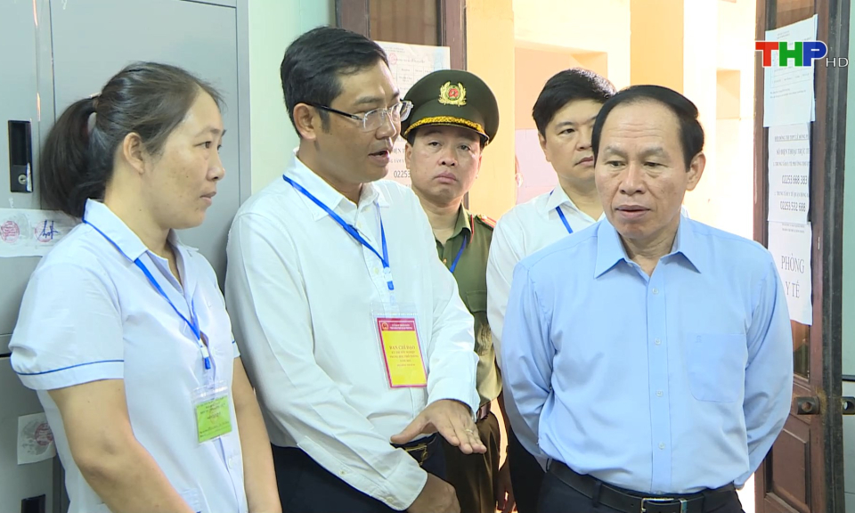 Kiểm tra c&ocirc;ng t&aacute;c tổ chức Kỳ thi tốt nghiệp THPT 2025