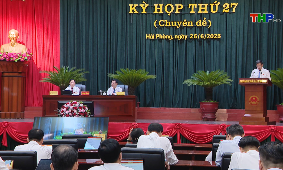 Kỳ họp thứ 27 HĐND thành phố khóa XVI