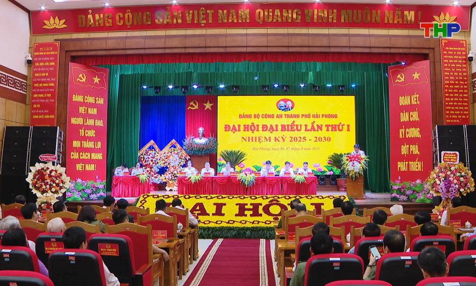 Đại hội đại biểu Đảng bộ Công an thành phố nhiệm kỳ 2025-2030