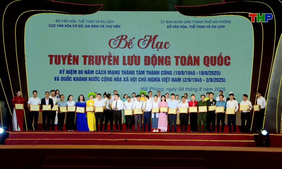 Bế mạc Hội thi Tuy&ecirc;n truyền lưu động to&agrave;n quốc với 27 Huy chương V&agrave;ng