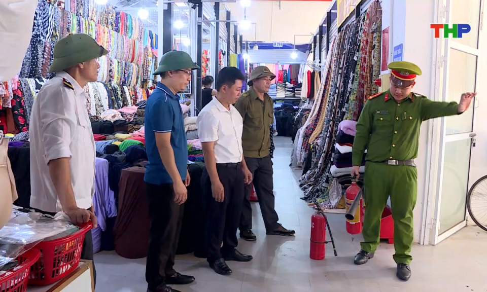 Phòng cháy chữa cháy và cứu nạn cứu hộ: Tăng cường công tác phòng cháy chữa cháy tại các chợ