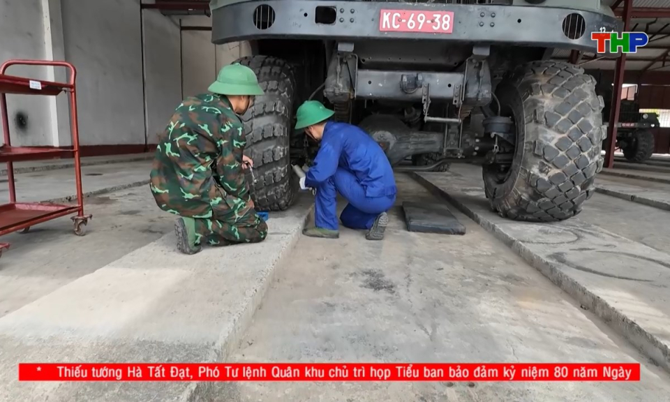 Quân khu 3: Phát huy nội lực, bảo đảm tốt phương tiện xe - máy cho các nhiệm vụ