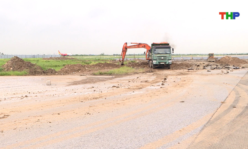 Bảo đảm tiến độ Dự &aacute;n mở rộng s&acirc;n đỗ m&aacute;y bay Cảng h&agrave;ng kh&ocirc;ng quốc tế C&aacute;t Bi (Giai đoạn 2)