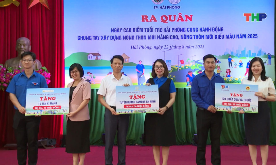 Tuổi trẻ Hải Ph&ograve;ng chung tay x&acirc;y dựng n&ocirc;ng th&ocirc;n mới