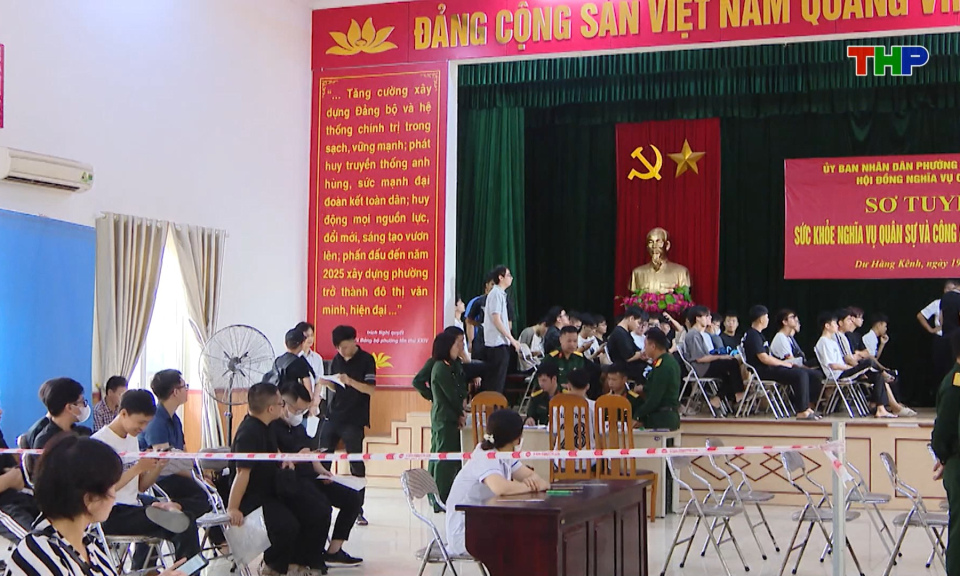 Rà soát, lập danh sách công dân nam trong độ tuổi nhập ngũ