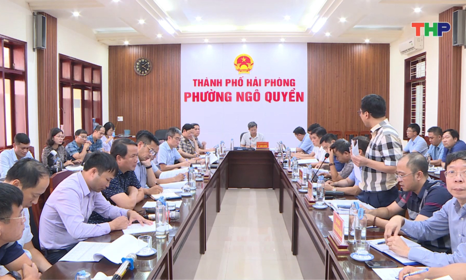 Phường Ng&ocirc; Quyền: Bảo đảm tiến độ giải ph&oacute;ng mặt bằng c&aacute;c dự &aacute;n 