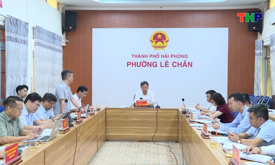 Đẩy nhanh tiến độ c&aacute;c dự &aacute;n phường L&ecirc; Ch&acirc;n, An Bi&ecirc;n