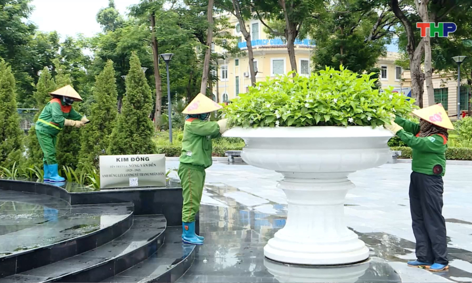 Chỉnh trang đ&ocirc; thị hướng tới Đại hội đại biểu Đảng bộ th&agrave;nh phố