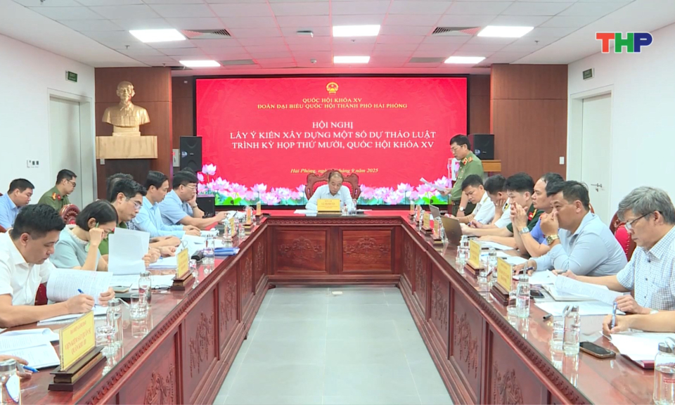 Lấy &yacute; kiến x&acirc;y dựng một số Dự thảo Luật tr&igrave;nh Kỳ họp thứ 10, Quốc hội kh&oacute;a XV